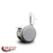 Service Caster 2.375 Inch MRI Safe Caster with Brake, 7/16 Inch Grip Ring Stem SCC-GR02S60-TPR-GRY-B-716138-MRI - alternate 3